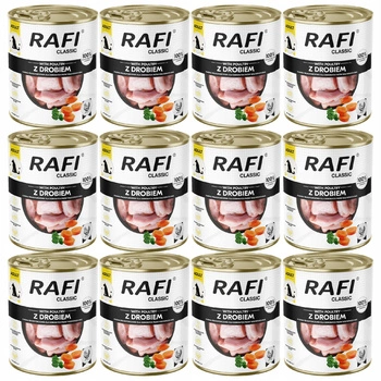 Dolina Noteci Rafi Classic karma mokra dla psa Drób 12 x 800g