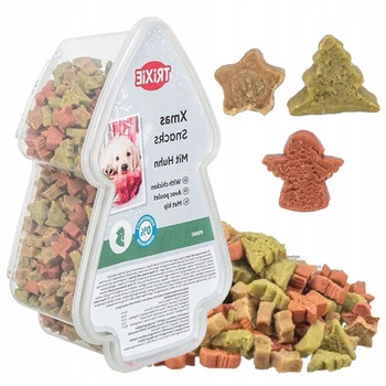 TRIXIE Xmas Snacks przysmak smakołyk świąteczny dla psa Kurczak 500g