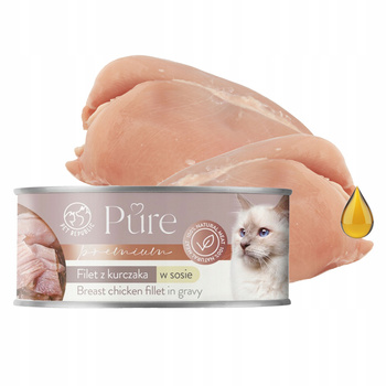 PET REPUBLIC Pure karma mokra dla kota Kurczak 80g