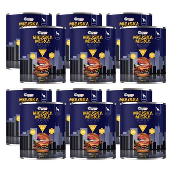 Gaczoo Miejska Miska bezzbożowa karma mokra dla psa Burger Wołowy 12 x 800g