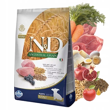 FARMINA N&D ANCESTRAL GRAIN zdrowa karma sucha dla szczeniąt Jagnięcina 2,5kg