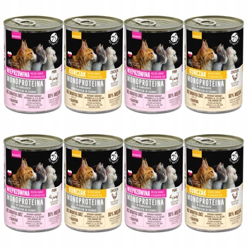 PET REPUBLIC Mono Protein Mix Smaków karma dla kota mokra 8 x 400g