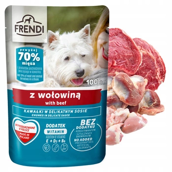 Frendi mokra karma dla psa 100g Wołowina