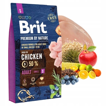 Brit By Nature 3 kg Chicken S sucha karma dla psa 