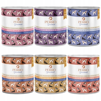 PERRO mokra karma dla psa Gourmet mix smaków 6 x 800g