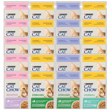 Purina Cat Chow mokra karma dla kota w sosie Mix Smaków 20 x 85g 