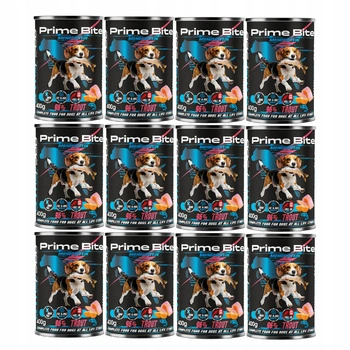 GAME DOG Prime Bite Monoprotein mokra karma dla psa pstrąg 12 x 400g