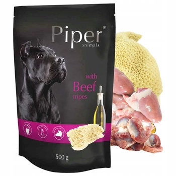 PIPER Karma mokra dla psa Dolina Noteci Żołądki Wołowe 500g bez zbóż