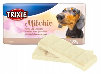 TRIXIE CZEKOLADA BIAŁA DLA PSA 100G
