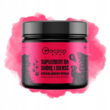 Suplement dla psa Gaczoo Na skórę i Sierść 60 szt 180g zdrowy przysmak