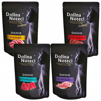 DOLINA NOTECI Premium karma mokra dla kota mix smaków 160 x 85g bezzbożowa