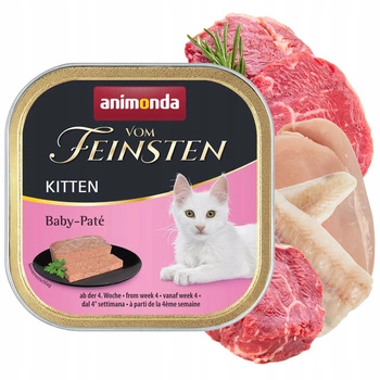 Animonda Vom Feinsten Kitten Pate mokra karma dla kociąt 100g pasta mięsna