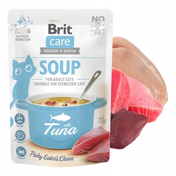 Brit Care Soup 75g Tuna mokra karma dla kota w formie zupy