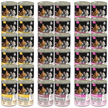 PET REPUBLIC Mono Protein Mix Smaków karma dla kota mokra 36 x 400g