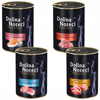 DOLINA NOTECI Premium Karma mokra dla kota MIX Smaków 4x400g