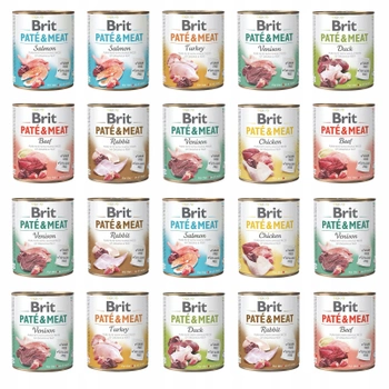 Brit Pate & Meat 20 x 800g Mix mokra karma dla psa