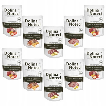 Dolina Noteci premium Danie mokra karma dla psa 10 x 300g mix