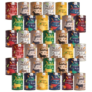 Syta Micha Chef karma mokra dla psa mix smaków 36 x 400g