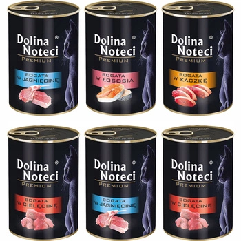 Dolina Noteci Premium mokra karma dla kota 6 x 400g Mix