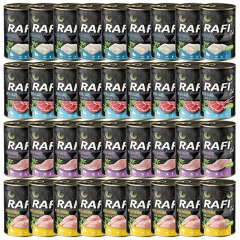 RAFI CAT Dolina Noteci Karma mokra dla kota mix smaków 36 x 400g bez zbóż
