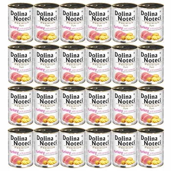 DOLINA NOTECI Premium Pure karma mokra dla psa indyk ziemniaki 24 x 400g
