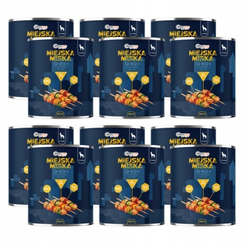 Gaczoo Miejska Miska karma mokra dla psa Shish z Kurczaka 12 x 800g