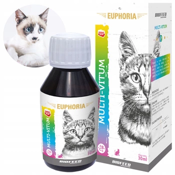 BIOFEED Euphoria Multi-Vitum Multiwitamina dla kota 30ml