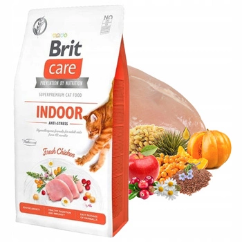 Brit Care Indoor 7 kg Chicken sucha karma dla kota