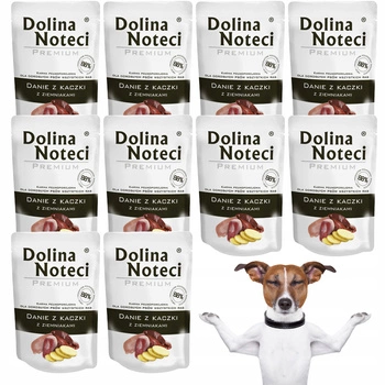 DOLINA NOTECI Premium Karma mokra dla psa danie Kaczka 10 x 300g