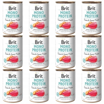 Brit Mono Protein 12 x 400g Tuna mokra karma dla psa