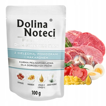 Dolina Noteci Premium mokra karma dla psów małych ras 100g Cielęcina