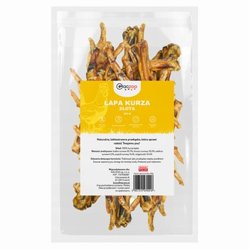 GACZOO Naturalny przysmak dla psa Kurze Łapki 200g zdrowy smakołyk