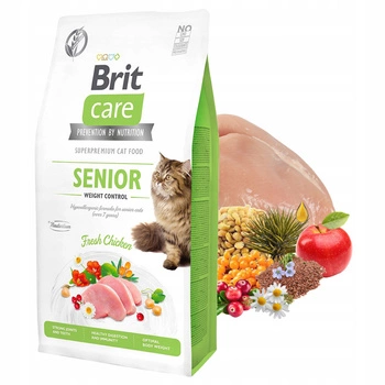 Brit Care Senior 7 kg Chicken sucha karma dla kota