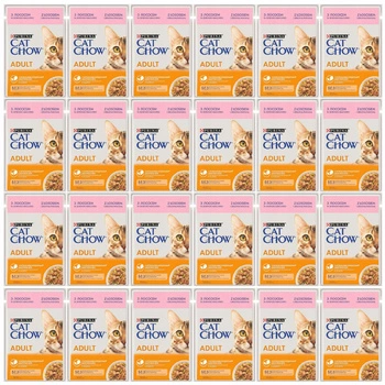 Purina Cat Chow mokra karma dla kota w galaretce Łosoś z Fasolką 24 x 85g