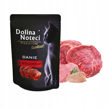 Dolina Noteci Premium Danie mokra karma dla kota 85g Wołowina