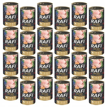 DOLINA NOTECI RAFI Karma mokra dla psa Przepiórka 24 x 400g Bezzbożowa