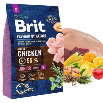 BRIT By Nature Karma sucha dla szczeniaka Kurczak 3 kg