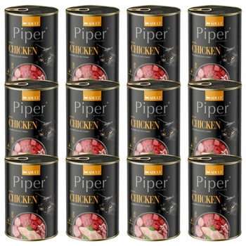 PIPER Karma mokra dla kota Dolina Noteci Kurczak 12 x 400g bezzbożowa