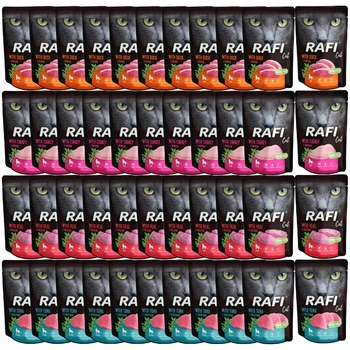 RAFI CAT Karma mokra dla kota Dolina Noteci Mix Smaków 48 x 100g bezzbożowa