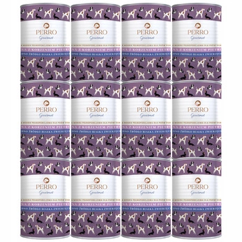 PERRO Gourmet Karma mokra dla psa Sarna z korzeniem pietruszki 12 x 400g