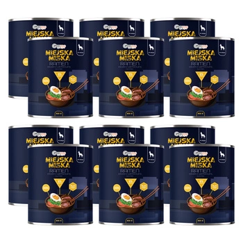 Gaczoo Miejska Miska bezzbożowa karma mokra dla psa Ramen 12 x 800g