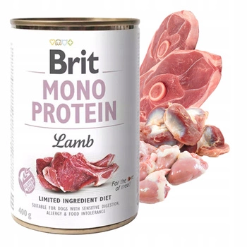 Brit Mono Protein 400g Lamb mokra karma dla psa