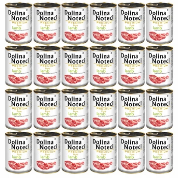 DOLINA NOTECI Premium Pure karma mokra dla psa jagnięcina 24 x 400g