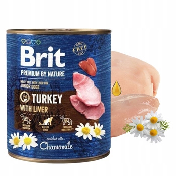 Brit By Nature 800g Turkey mokra karma dla psa