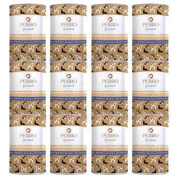 PERRO Gourmet Karma mokra dla psa Cielęcina z cukinią 12 x 400g