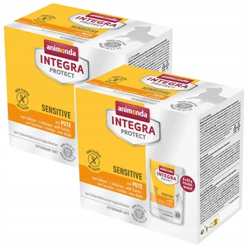 ANIMONDA Integra Protect Sensitive karma mokra dla kota Indyk 16 x 85g