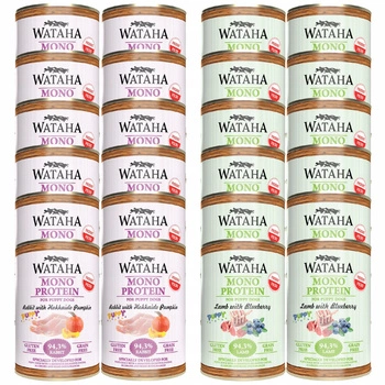 WATAHA Mono Puppy karma mokra dla szczeniąt Mix smaków 24 x 400g