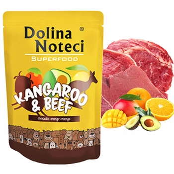 Dolina Noteci Superfood mokra karma dla psa 300g Wołowina Kangur