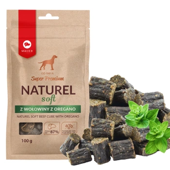 MACED NATUREL SOFT przysmak dla psa wołowina oregano 100g