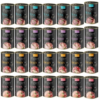 PIPER Karma mokra dla kota Dolina Noteci mix smaków 28 x 400g bezzbożowa